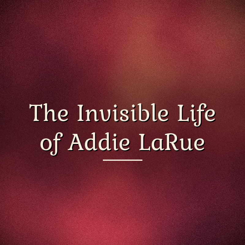 Cover art for The Invisible Life of Addie LaRue